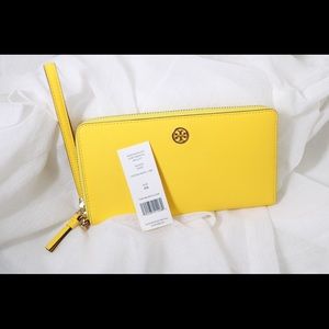 Lemon drop Tory Burch Wallet